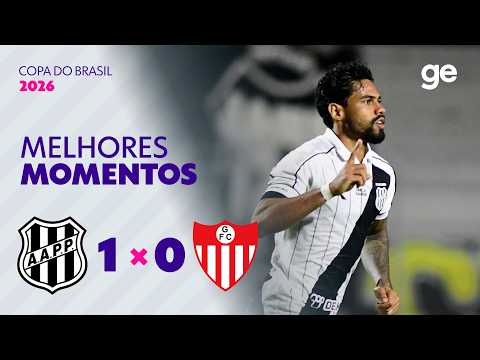 PONTE PRETA 1 X 0 GUARANY DE BAGÉ | MELHORES MOMENTOS | COPA DO BRASIL 2026 | ge.globo