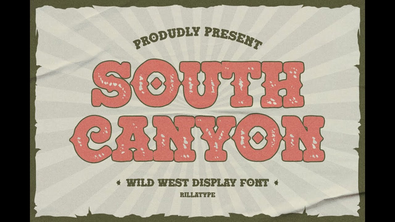 South Canyon Font Download