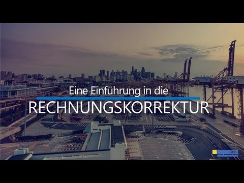 Einführung in die Rechnungskorrektur mit CANDIS