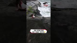 &quot;Rock Slip &amp; Slide! 🤣🌊&quot;