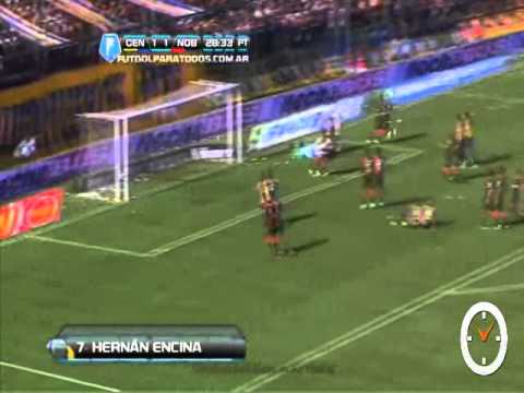 #ElClasicoRosarino | Rosario Central 2 - 1  Newells | Gol Encina