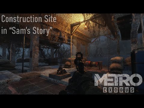 Construction Site in “Sam’s Story”: Stealth on Ranger Hardcore in “Metro Exodus”