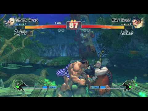 「HD」Mike Ross vs Justin Wong Devastation 2009 SFIV