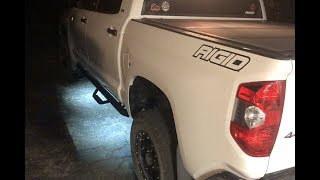 Toyota Tundra (3rd Gen) Rigid Industries Rock Light Install - How to tie into courtesy light circuit