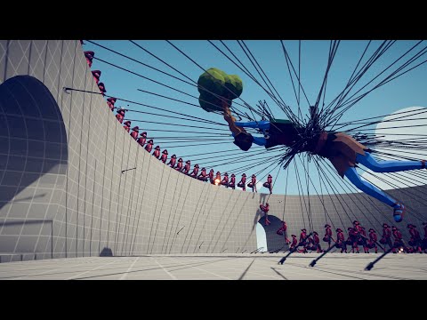 100x HARPOONER vs EVERY UNIT - Totally Accurate Battle Simulator TABS