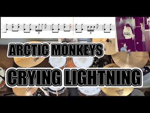 Arctic Monkeys - Crying Lightning - Drum Cover With SHEET MUSIC