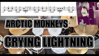 Arctic Monkeys - Crying Lightning - Drum Cover With SHEET MUSIC