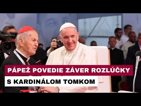 Pápež František povedie záver rozlúčky so zosnulým kardinálom Tomkom