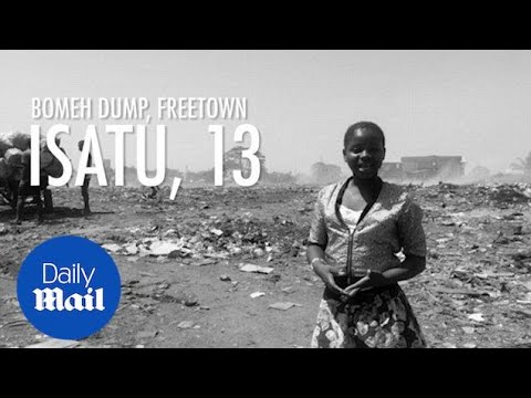 Isatu revisits Freetown's notorious Bomeh Dump in Sierra Leone - Daily Mail