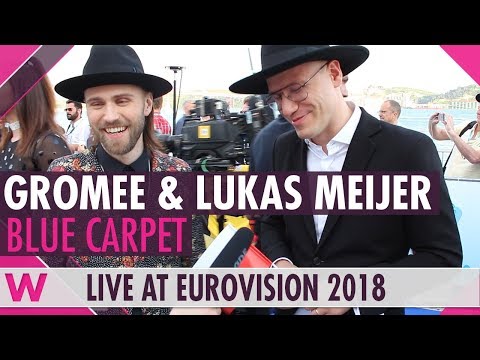 Gromee & Lukas Meijer (Poland) @ Eurovision 2018 Red / Blue Carpet Opening Ceremony