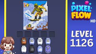 Pixel Flow Level 1126 Solution Walkthrough