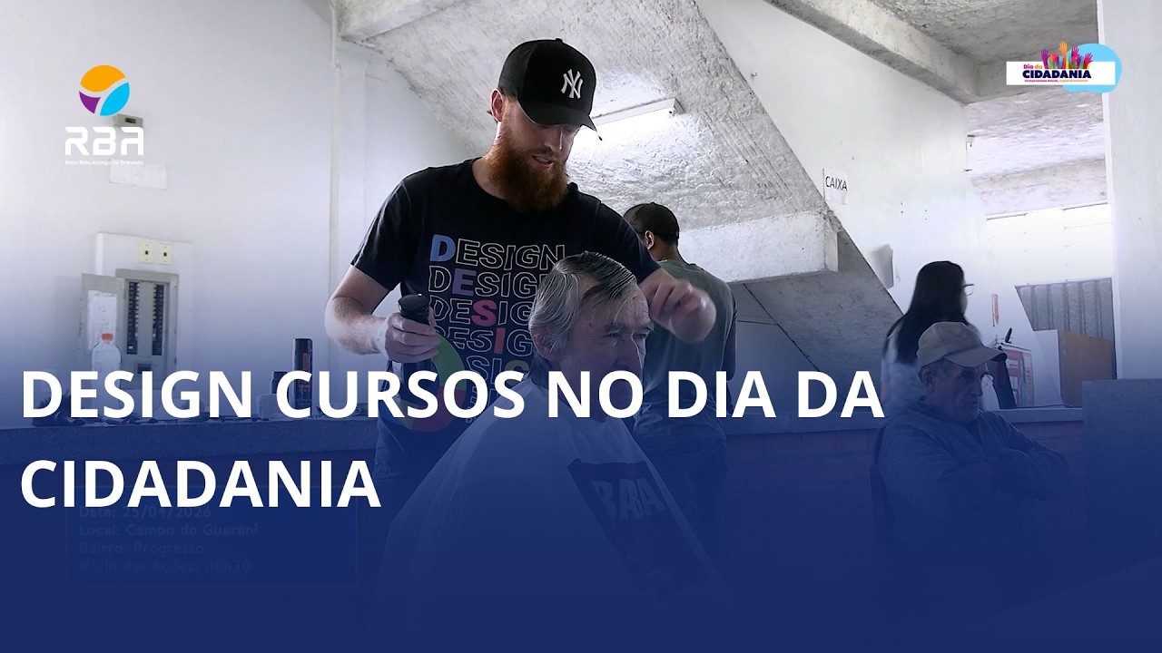 Dia da Cidadania. Design Cursos vai oferecer corte de cabelo, manicure e massagem de graça, neste sábado (25)