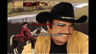 Vicente Fernandez - Lejos de mi tierra - Karaoke Lazo