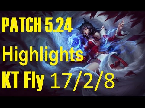 Ahri - KT Fly | PATCH 5.24 | Highlights | Runes & Masteries Ahri | Pro Lol.