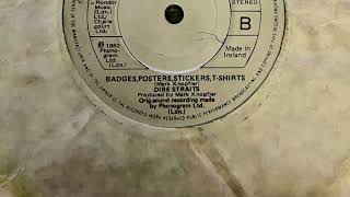 Dire Straits, Badges Posters Stickers T Shirts, 1982, B Side