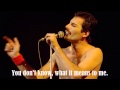 Love of my life - Queen - Live at Rock Montreal w/ lyrics