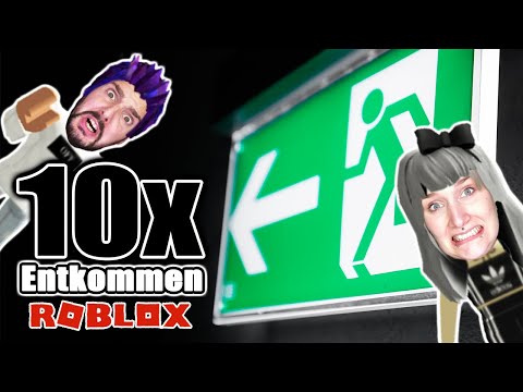 10x ENTKOMMEN BEI ROBLOX schaffen Kaan & Nina die Obbys?