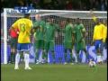 Brasil X Africa do Sul gol do Daniel Alves(Carolina ...