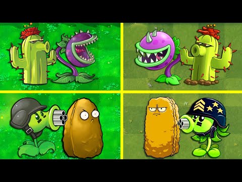 Random 10 Team Plants PVZ 1 vs PVZ 2 Battlez - Which Team Plant Will Win?
