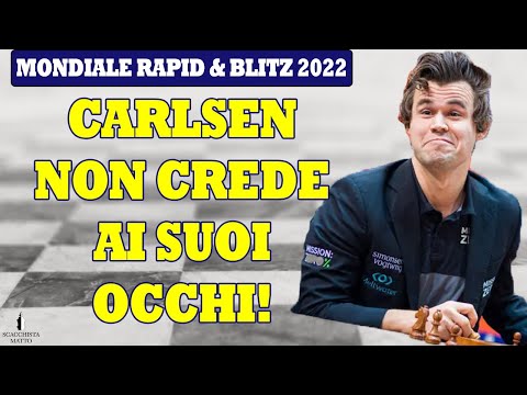 FOLLE PARTITA di CARLSEN | MONDIALE RAPID & BLITZ di SCACCHI | DIFESA FRANCESE