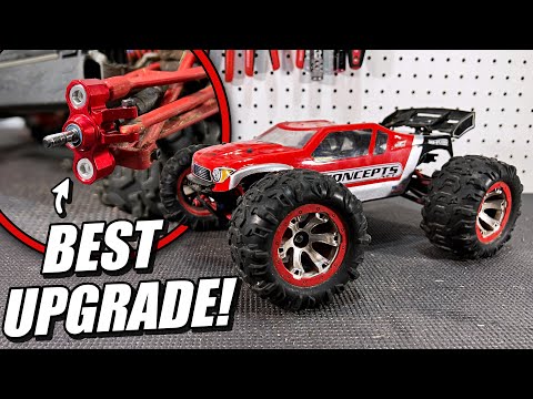 Installing ALUMINUM Rear HUB CARRIERS on the TRAXXAS MINI E-REVO!