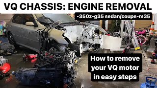 HERE’S HOW YOU REMOVE A VQ ENGINE