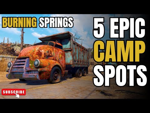 5 NEW Camp Spots! | Fallout 76 Best Camp Locations 2026