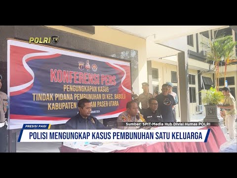 POLRES PPU RILIS ABG PEMBUNUH