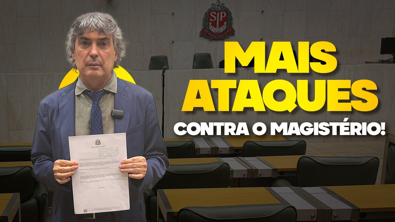 ⚠️ MAIS ATAQUES CONTRA O MAGISTÉRIO!
