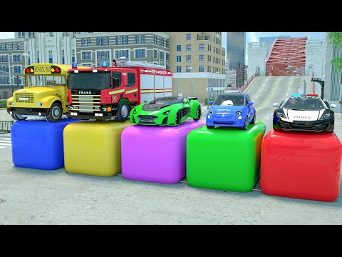 Meet New Police Cars Sergeant Lucas - Wheel City Heroes (WCH) - Trap cube for car