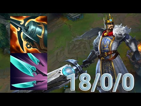 Tryndamere Top VS Camille | KR Master Patch 12.20