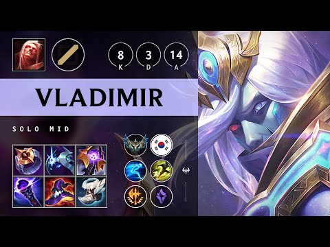 Vladimir Mid vs Ahri - KR Challenger Patch 25.05
