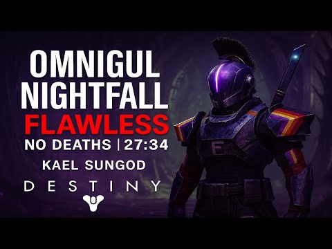 Destiny 1 | Omnigul SOLO Nightfall - Flawless No Deaths | 27:34 - Titan Run