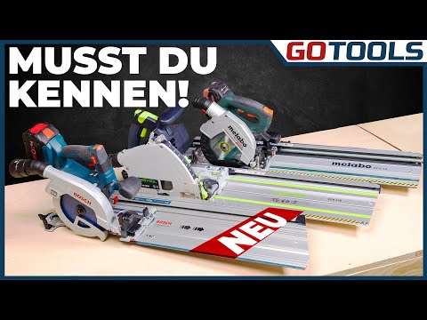 Die neue Bosch GKS 18V-57-2 GX und die Kappschienen im Vergleich zu Metabo & Festool? Mit Verlosung