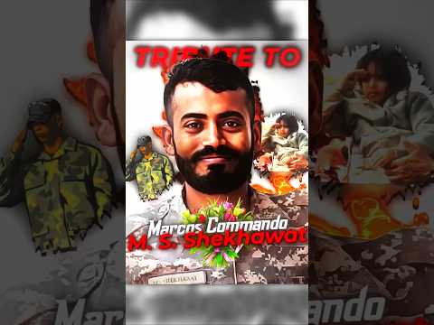 Tribute To Marcos Commando M. S. Shekhawat 🇮🇳🫡 || SUMIT EDITIONAL || #shorts #marcoscommando