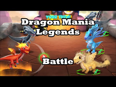 Dragon Mania Legends Battle Gameplay