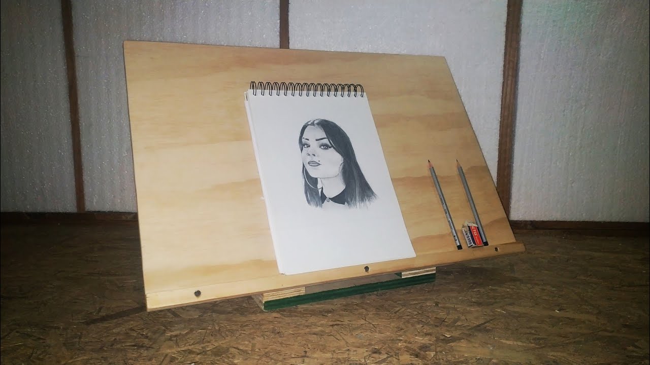 Como hacer tablero plegable para dibujo