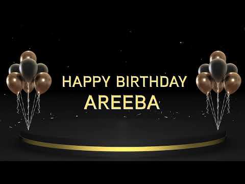 Wish you a very Happy Birthday Areeba