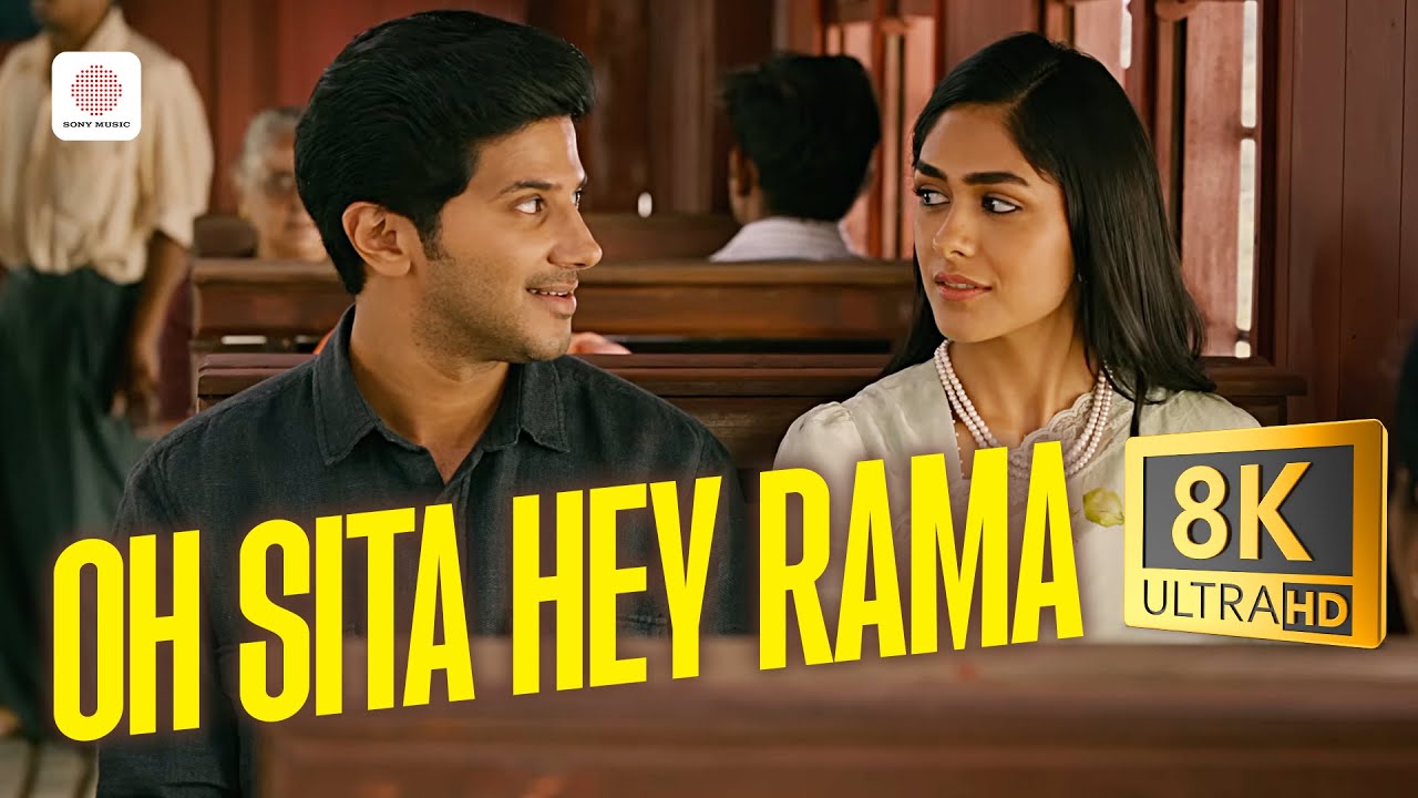 Oh Sita Hey Rama 8K/4K Video Song - Sita Ramam (Telugu) | Dulquer | Vishal | Hanu Raghavapudi