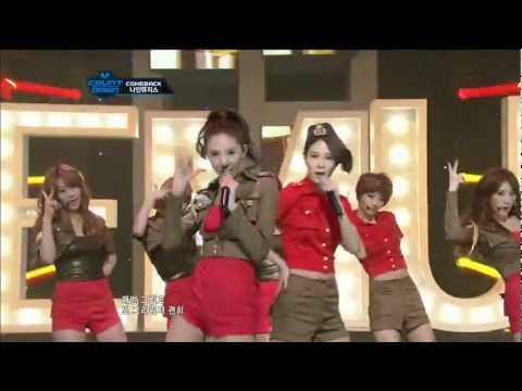 Nine Muses - Intro + Ticket @ Mnet Countdown E280 08/03/12