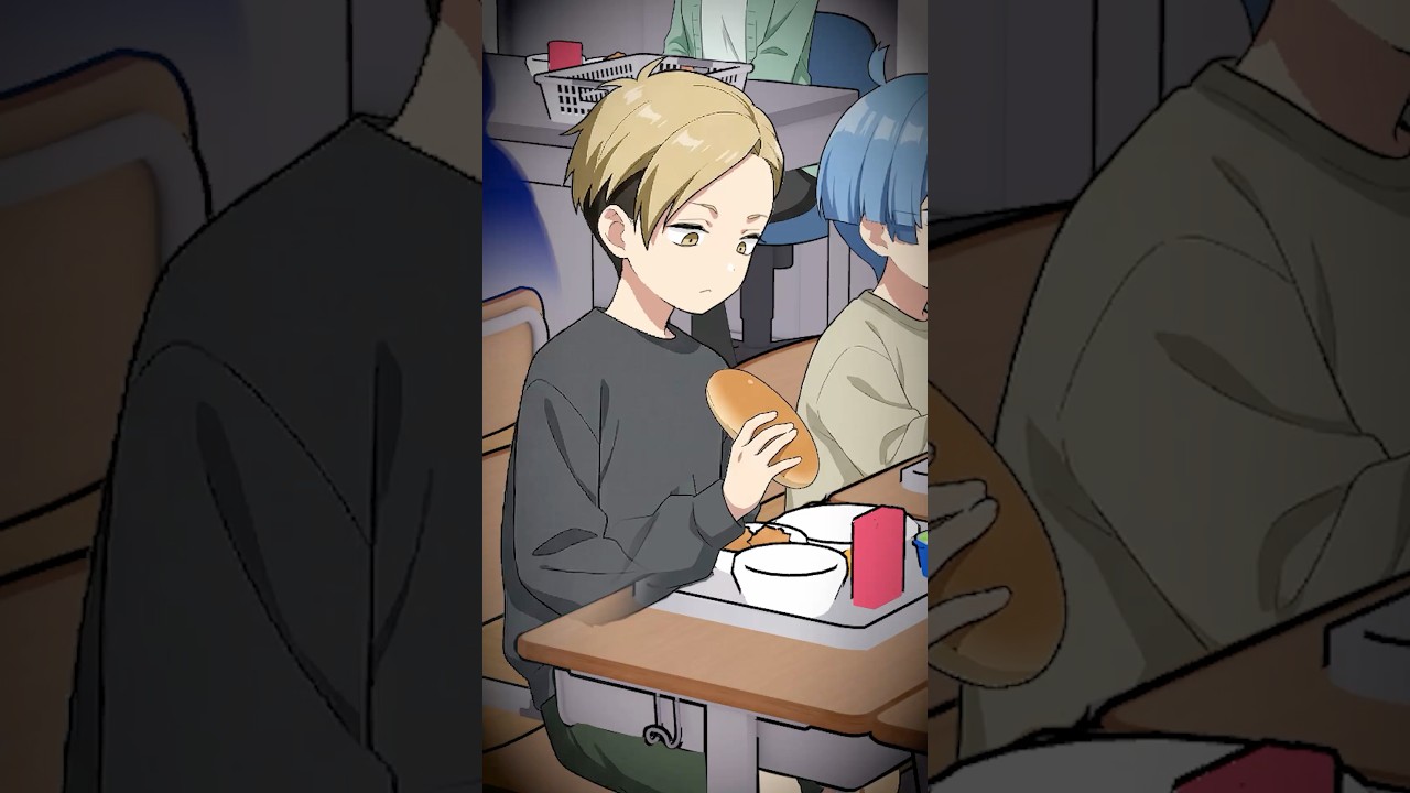給食のパンをポケットに隠す生徒、その理由に先生が動いた #shorts