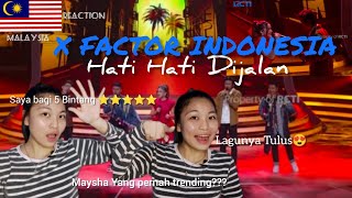 Download lagu OMG😱 X FACTOR INDONESIA Danar X Alvin X Maysha X Gerygany - Hati Hati Dijalan (Tulus) ||🇲🇾 Reaction mp3