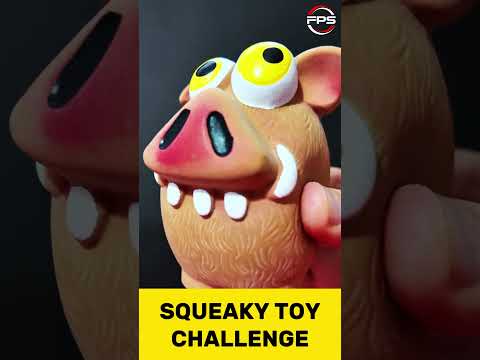 The squeaky toy sounds Challenge #shorts #squeakytoy