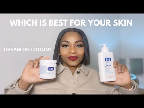 Lotion vs Cream: The E45 Moisturiser Showdown