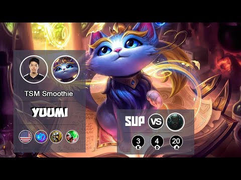 TSM SMOOTHIE YUUMI SUP vs Pyke | LOL | S9 NA Challenger - Full Gameplay