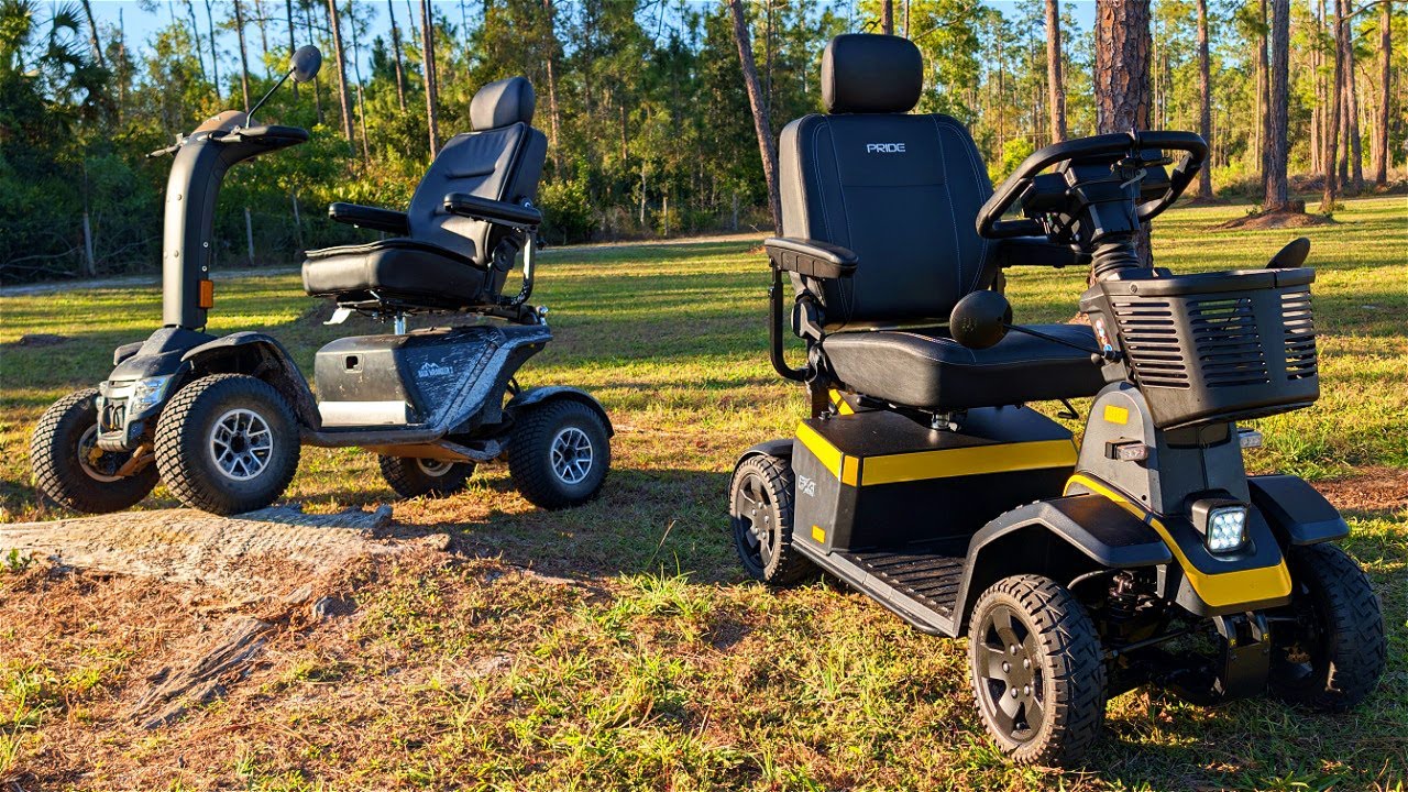 SHOWDOWN! Pride PX4 VS Baja Wrangler 2 Mobility Scooter