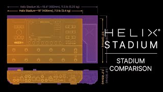 Video thumbnail for Line 6 Helix Stadium | Stadium Tour | Floor and XL Comparison by Line 6