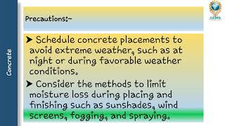 U5L1- Hot weather concreting