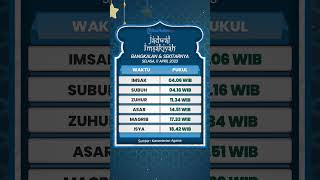 Jadwal Salat & Imsakiyah 11 April 2023 untuk Wilayah Kabupaten Bangkalan Madura dan Sekitarnya