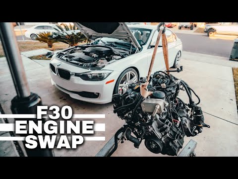 BMW F30 ENGINE SWAP!!! (PART 1)